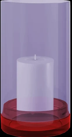 - Glas lanterne "Lucius" - Large - Violet^REMEMBER Discount