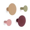 - Wall hooks "Fuchsia" - sæt af 4 stk*REMEMBER