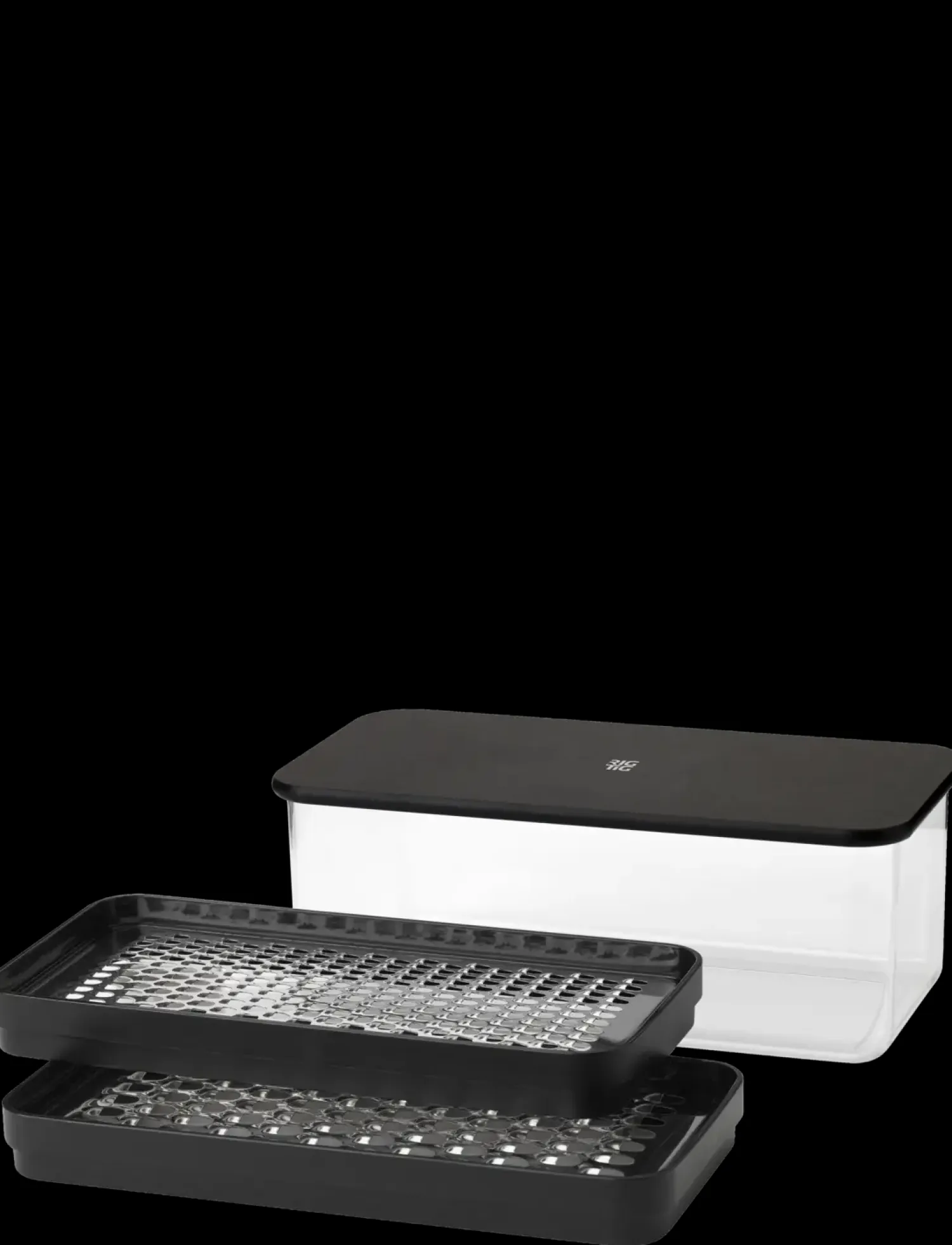 - GRATE-IT rivejern med beholder black*RIG-TIG Discount