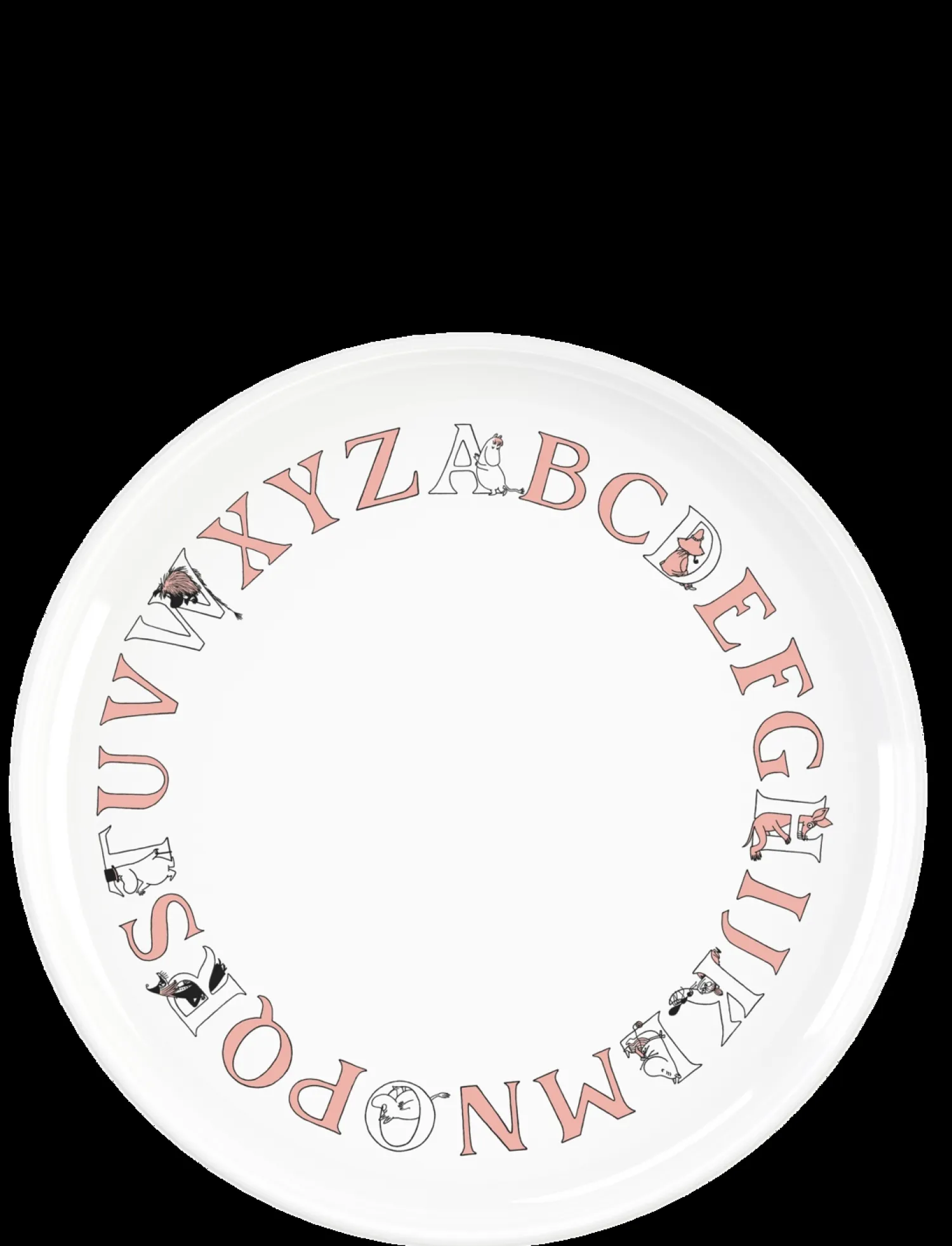 - Moomin ABC tallerken Ø 20 cm Moomin salmon*RIG-TIG Clearance