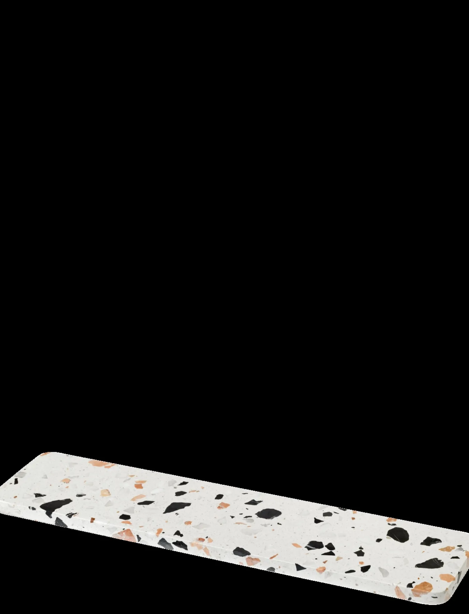 - SERVE-IT serveringsfad L 40 cm white terrazzo^RIG-TIG