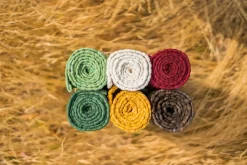 Rug Solid - Bomuldstæppe, amber - 60x90 cm.* Clearance