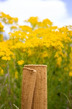 Rug Solid - Bomuldstæppe, amber - 60x90 cm.* Clearance