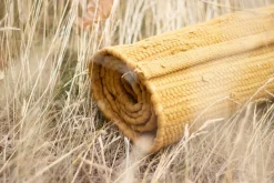 Rug Solid - Bomuldstæppe, amber - 65x135 cm.^ Best