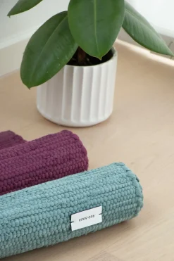 Rug Solid - Bomuldstæppe, jade - 140x200 cm.^ Hot