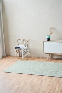 Rug Solid - Bomuldstæppe, Mint - 65x135 cm.* Sale
