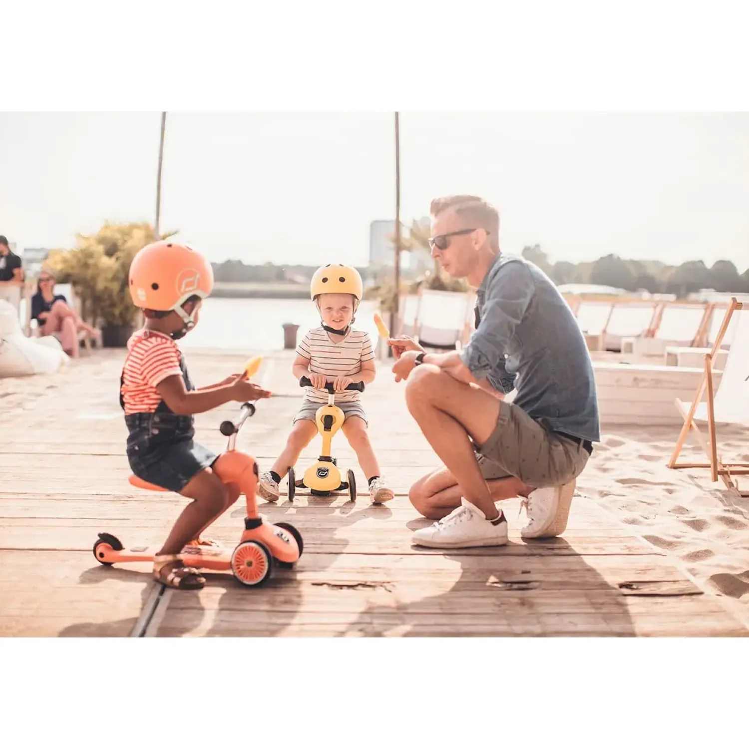 - Highway Kick 1 - Scooter / Løbehjul - Lemon - Gul^Scoot and Ride Discount