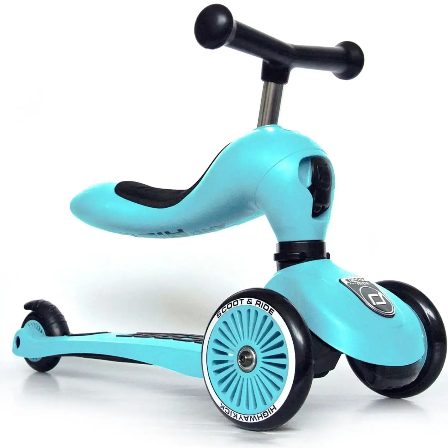 - Highway Kick 1 - Scooter og Løbehjul - Blueberry - Lyseblå^Scoot and Ride Outlet