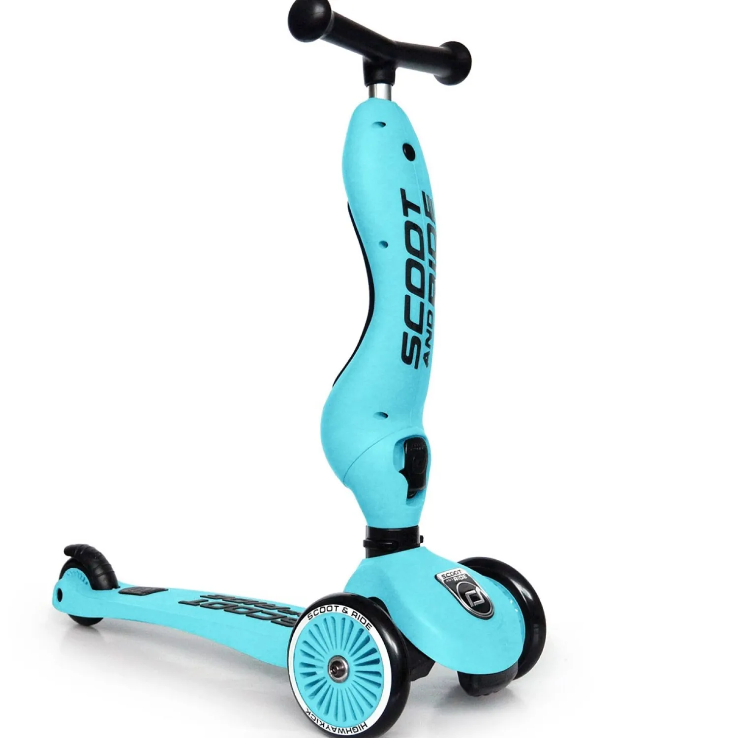 - Highway Kick 1 - Scooter og Løbehjul - Blueberry - Lyseblå^Scoot and Ride Outlet