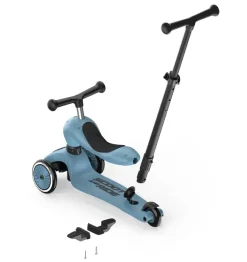 - Highway Kick 1 Push and Go - Løbehjul - Steel blå^Scoot and Ride Clearance