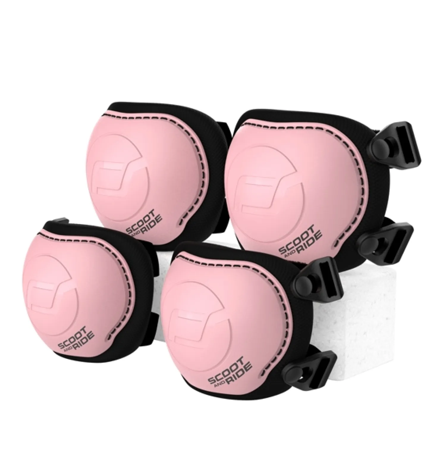 - Knæ- og albuebeskyttere - Rose/lyserød - S*Scoot and Ride Clearance