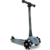 - Løbehjul Highway Kick 3 - Blå med LED-lys i hjulene - Steel^Scoot and Ride Best