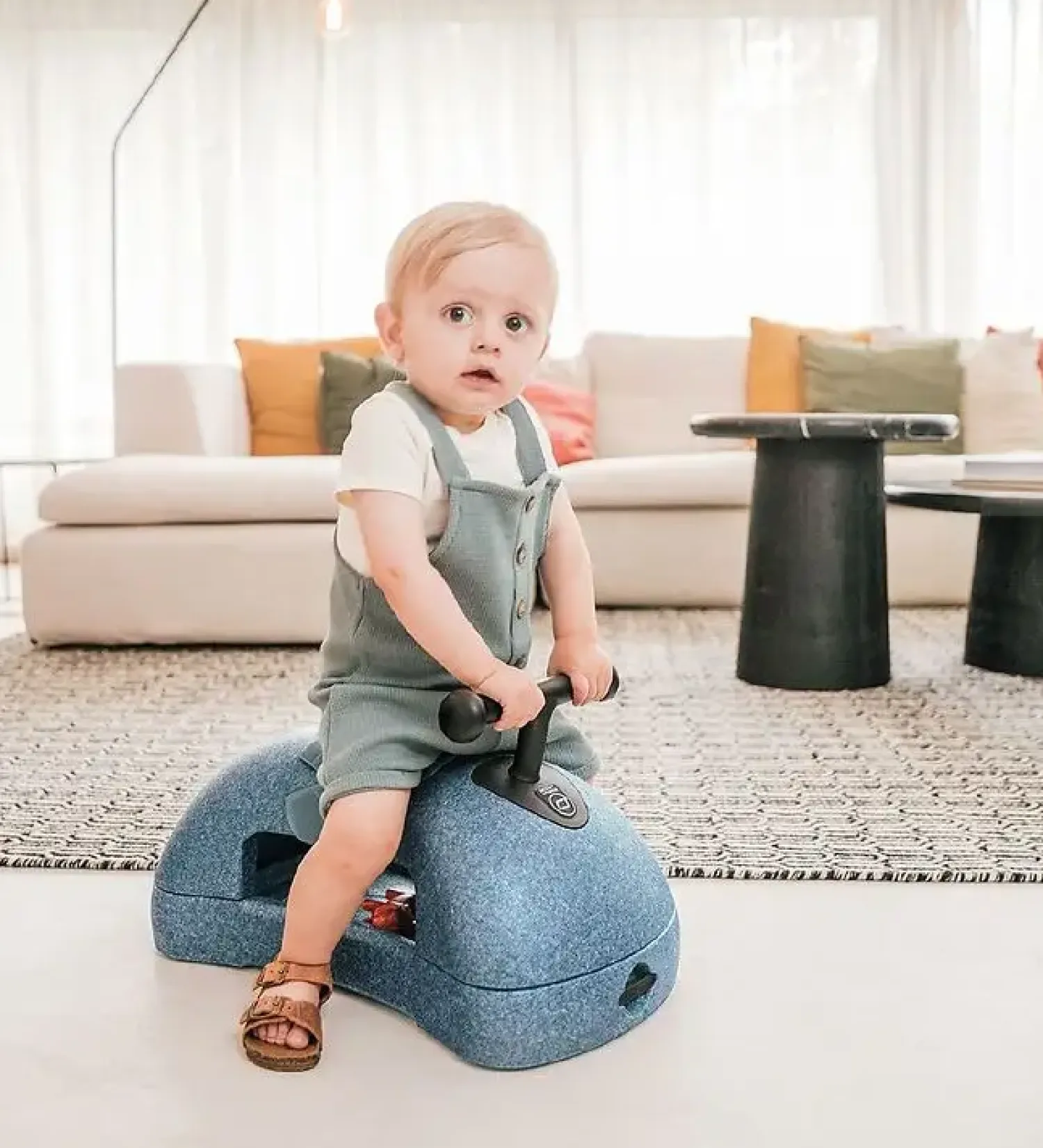 - My First - 3i1 Scooter - Steel - Blå - Gåvogn, rullebræt og scooter*Scoot and Ride Hot