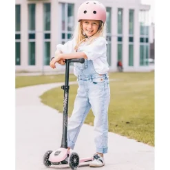 Highway - Cykelhjelm - lyserød -rose - str. 51-55 cm*Scoot and Ride Discount