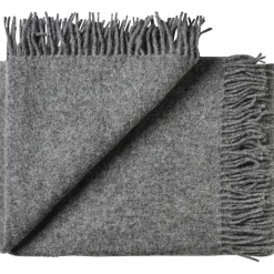 - Plaid - Athen - Dark Nordic Grey / Mørke Grå - 130x200 cm*Silkeborg Uldspinderi Outlet