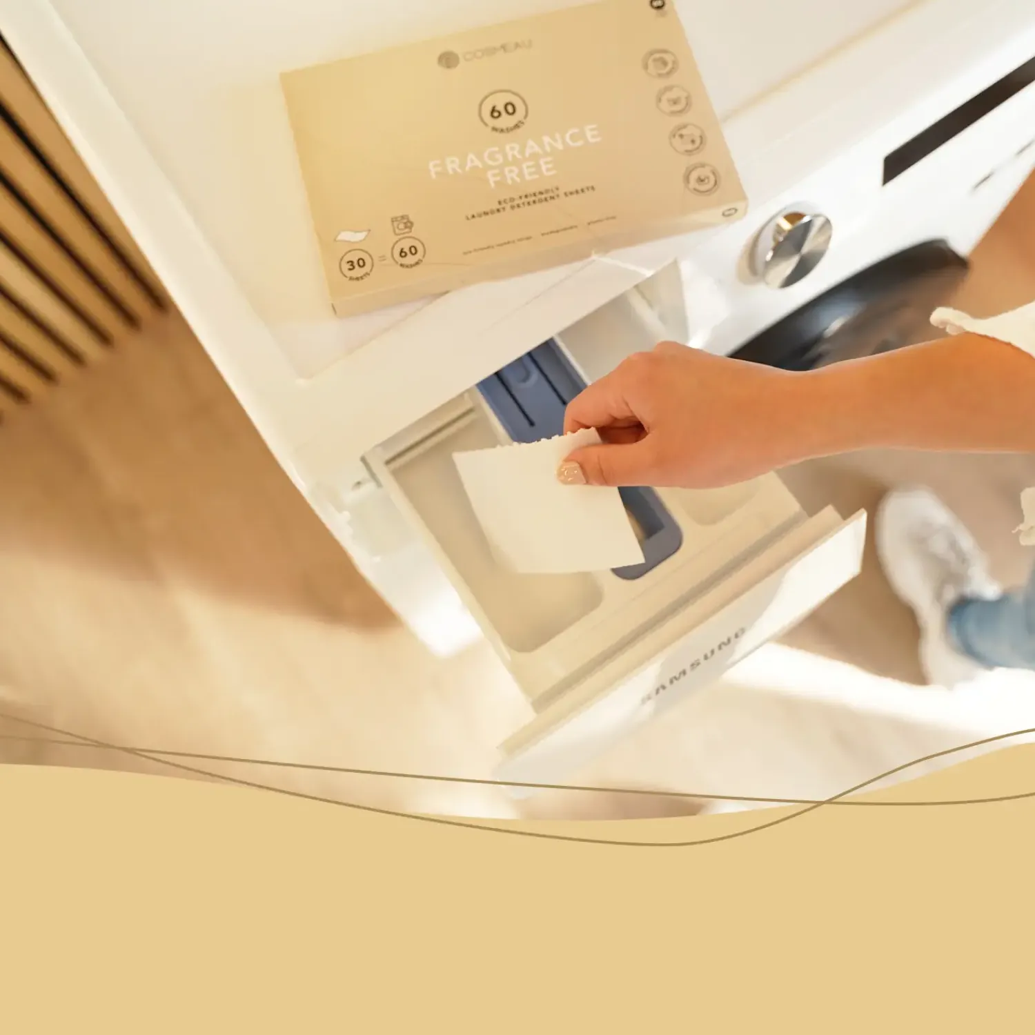 - Cosmeau - Vaskemiddel/Servietter - Parfumefri - 20 vask*SKOSH