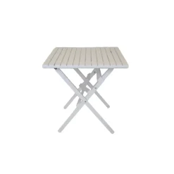 - Havebord - Vallø Lamel 60 - Hvid - 60x60 cm^Skovshoved Møbelfabrik Clearance