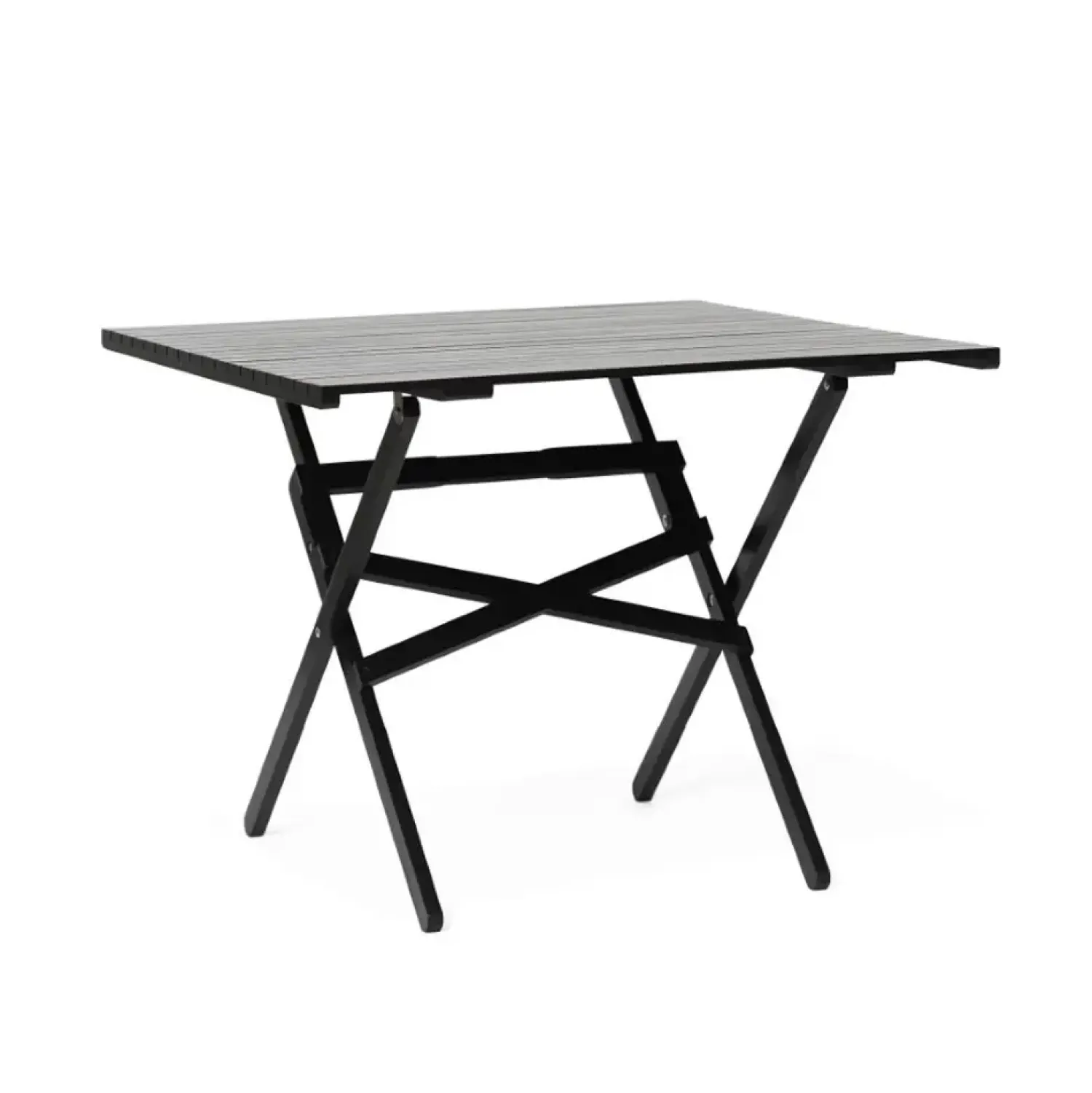 - Havebord - Vallø 90 Lamel - Sort - 90x90 cm^Skovshoved Møbelfabrik New