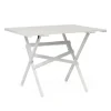 - Havebord - Vallø Lamel 70 - Hvid - 70x70 cm^Skovshoved Møbelfabrik Discount