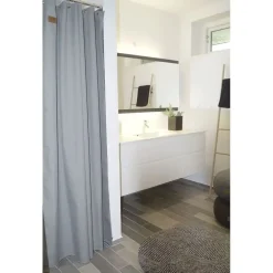 - Badeforhæng - Orlando - Lysegrå - 150x200 cm^Skriver Collection Online