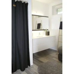 - Badeforhæng - Orlando - Mørkegrå - 145x200 cm.*Skriver Collection Sale