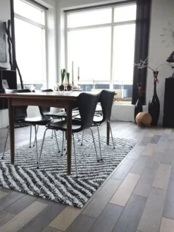 - Måtte - TrendMat Delux - Herringbone - sort - 200x300 cm*Skriver Collection New