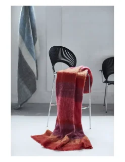 - Plaid - Nanna Ditzel - orange/pink - 140x190 cm^Skriver Collection Sale