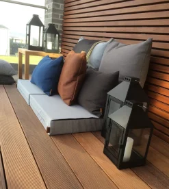 - Pude - Hotmadi - blå - 45x45 cm*Skriver Collection Outlet