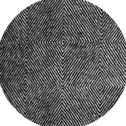 - Tæppe - Herringbone Round - Ø150 cm*Skriver Collection New