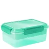 - Bento Lunch Box - Madkasse med aftagelig sandwichbakke og snackbakke - 2,0 l -*Smash Discount