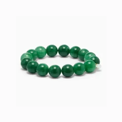 Soï - Chunky Grøn Jade - Krystal armbånd - Held - 12 mm* Outlet