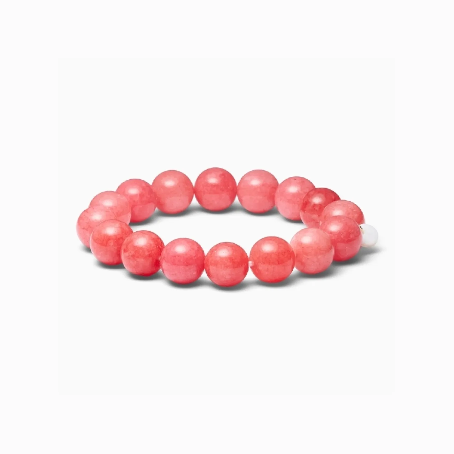 Soï - Chunky Redstone Quartz - Krystal armbånd - Klarhed - 12 mm^ Best