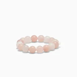 Soï - Chunky Rosa Jade - Krystal armbånd - Sindsro - 12 mm^ Online