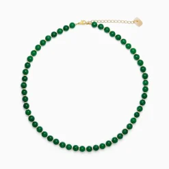 Soï - Grøn Jade - Krystal halskæde* Sale