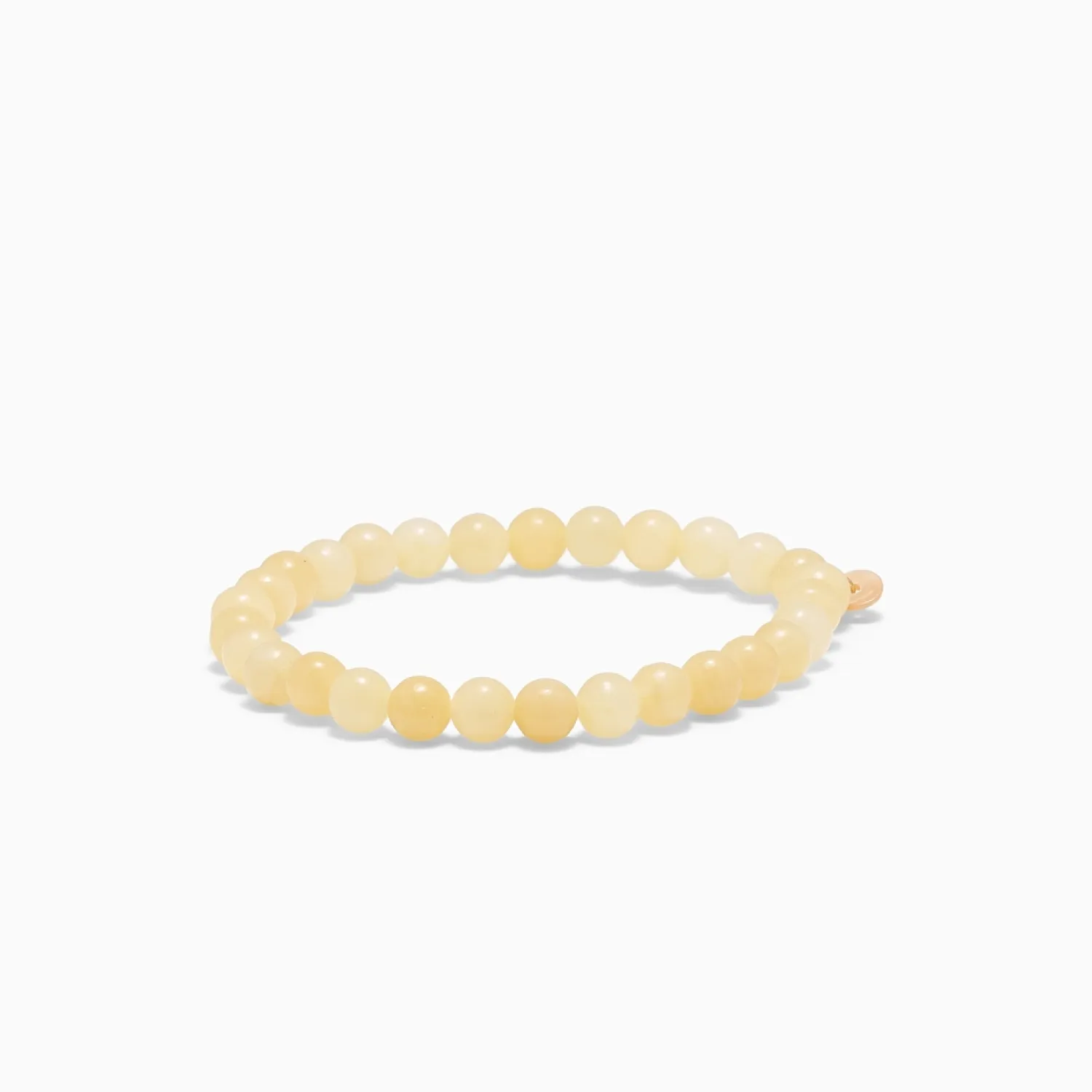 Soï - Gul Jade - Krystal armbånd - 6mm* Hot