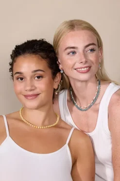 Soï - Gul Jade - Krystal halskæde - velvære^ Outlet