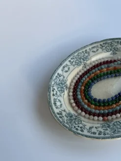 Soï - Rød Jade - Krystal halskæde* New