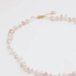 Soï - Rosakvarts - Krystal halskæde^ Online