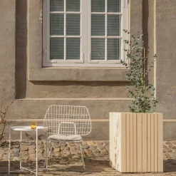 - Plantekasse - Unfold SQUARE TALL - Meadow Green - 47 x 52 x 70cm^Squarely Copenhagen New