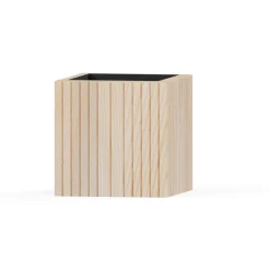 - Plantekasse - Unfold SQUARE - Natur - 60 x 60 x 56 cm*Squarely Copenhagen