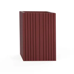 - Plantekasse - Unfold SQUARE TALL - Rød - 47 x 52 x 70cm^Squarely Copenhagen Best