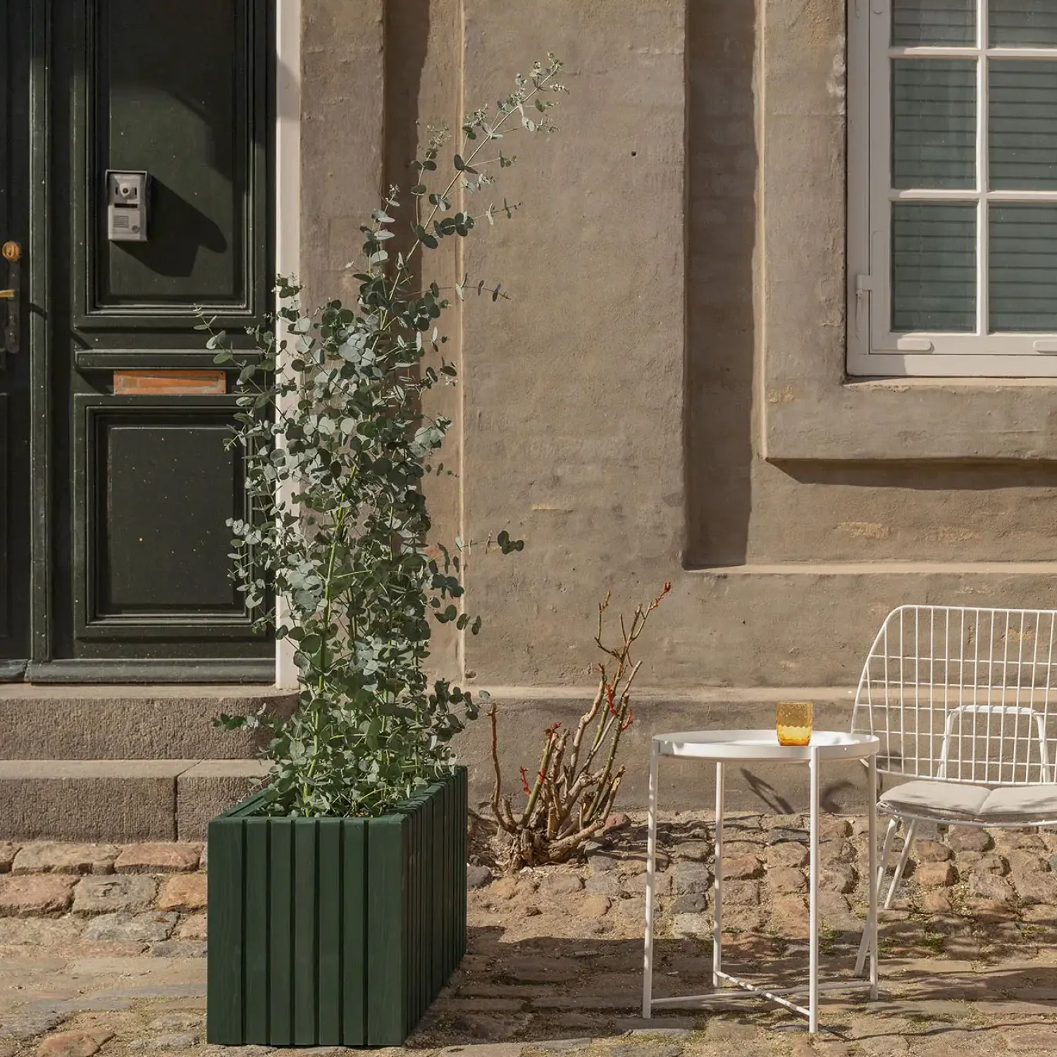 - Plantekasse - Unfold SQUARE - Sort - 60 x 60 x 56 cm^Squarely Copenhagen New