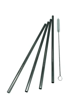 - 4 LIGE SUGERØR + 1 BØRSTE^Steel Function Outlet