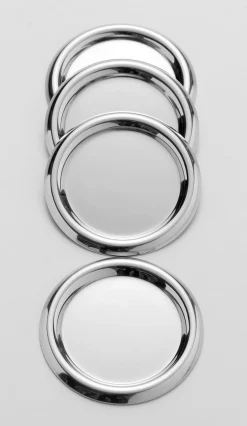 - BORDBRIK TIL VINFLASKE 4 STK. Ø10 CM.^Steel Function Sale