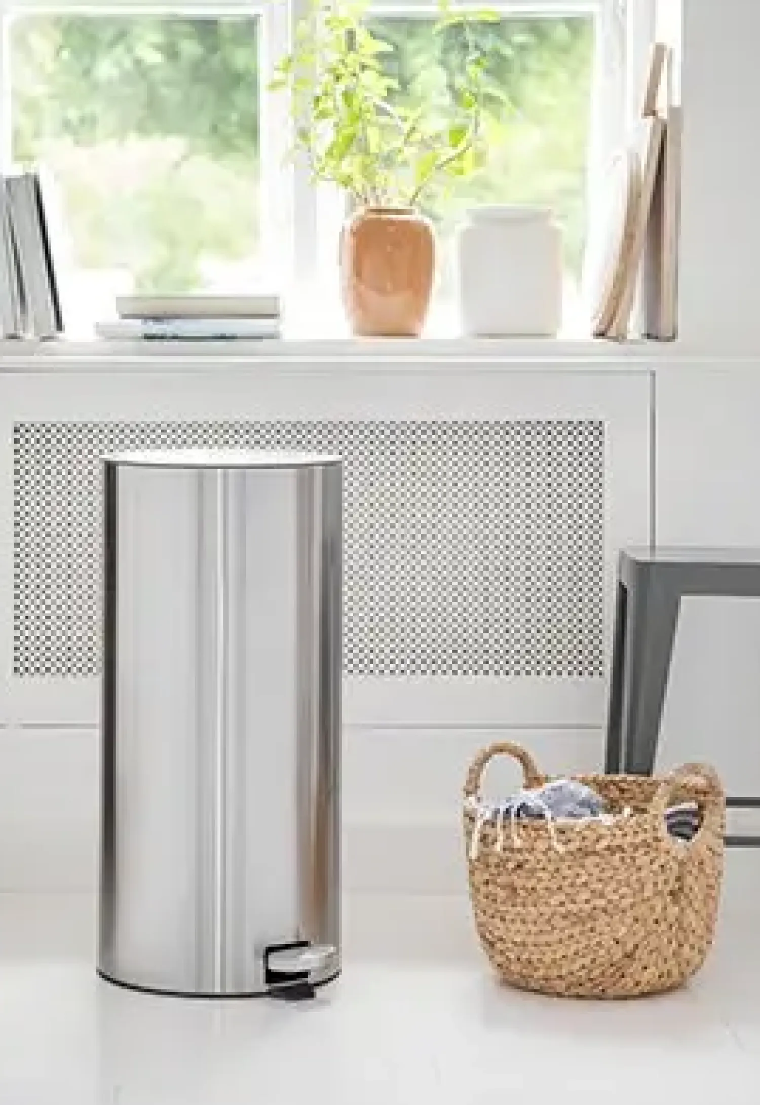 - COMO Affaldsspand m. fodpedal - 30L^Steel Function Discount