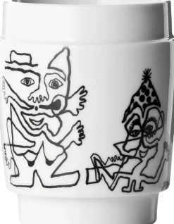 - KUNSTKOP NR 2 PORCELÆN SORT/HVID^Steel Function Hot