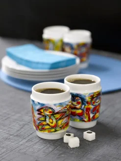 - KUNSTKOPPER HAPPY BIRD PORCELÆN^Steel Function New