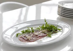 - OVALT SERVERINGSFAD PORCELÆN 45 CM*Steel Function Sale