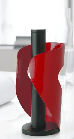 - PISA KØKKENRULLEHOLDER RØD^Steel Function Hot