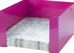 - SERVIETHOLDER PINK 17X17X8,5 CM^Steel Function Sale